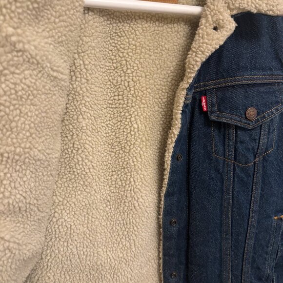 Levis Womens Sherpa Lined Trucker Jacket - Picture 5 of 7